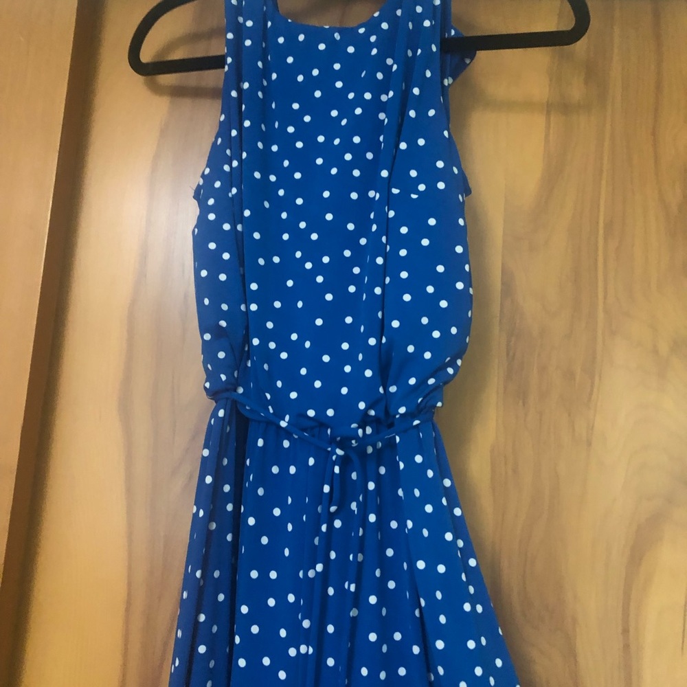Polka dot white leg Romper